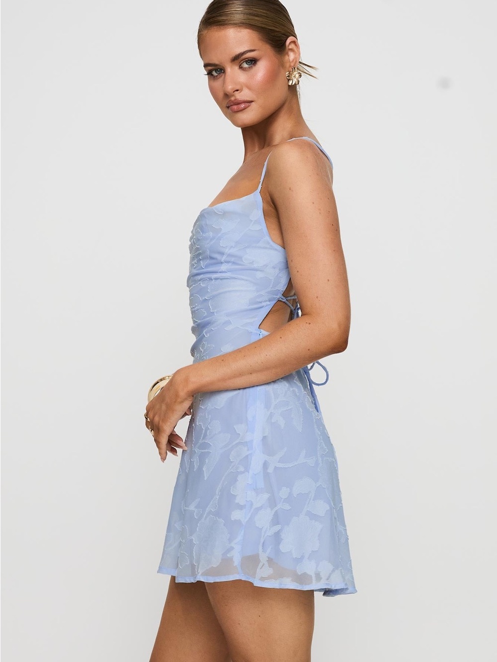 Princess Polly Lilac Floral Mini Dress - Picture 4 of 13